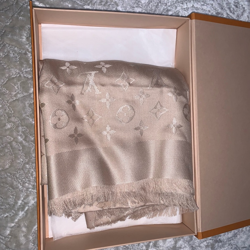 Authentic Louis Vuitton Silk Scarf